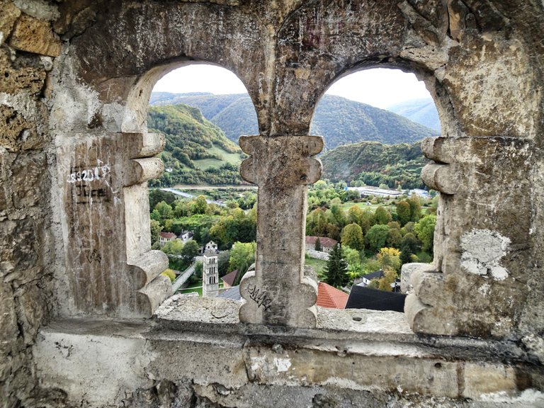 The windows of the fortress