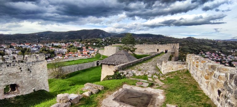 The ruins of the castle