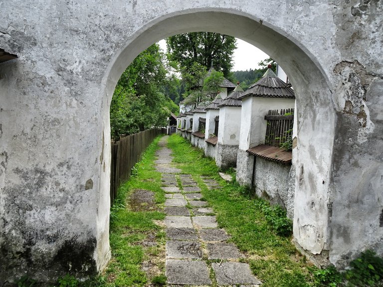 The walk on the church, to the top of the mountain and the remains of the mines