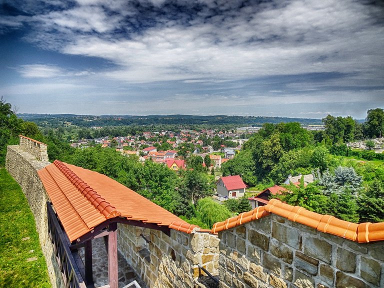 View to the city