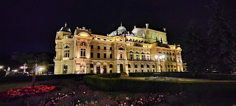 The town by night