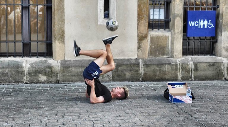 Busking with a ball