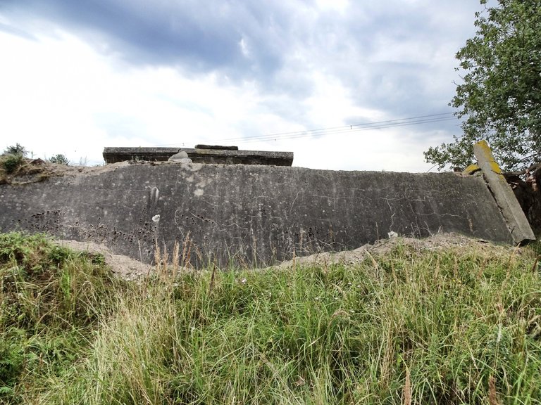 A giant concrete wall