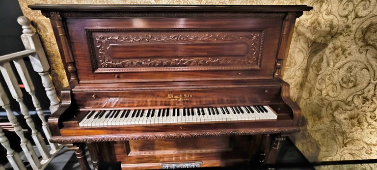 The piano from Cash’s mothers house