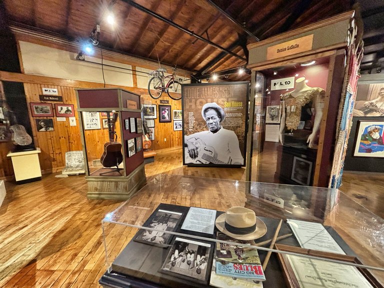The Delta Blues Museum is a very modern place