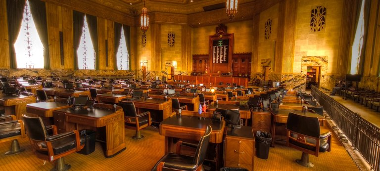 The living room of an old democracy
