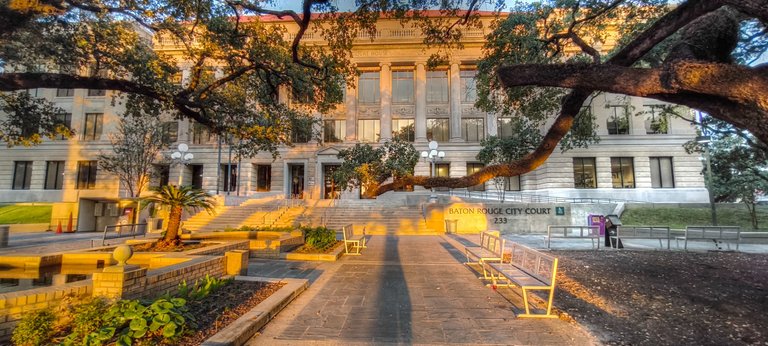 The Court near sundown