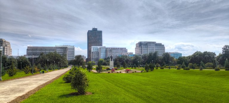 The view from the Capitol to the city
