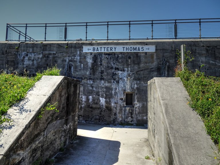 The bunker ”Battery Thomas”