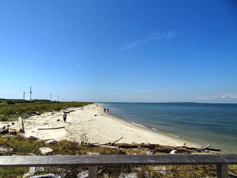 The beach near the Fort