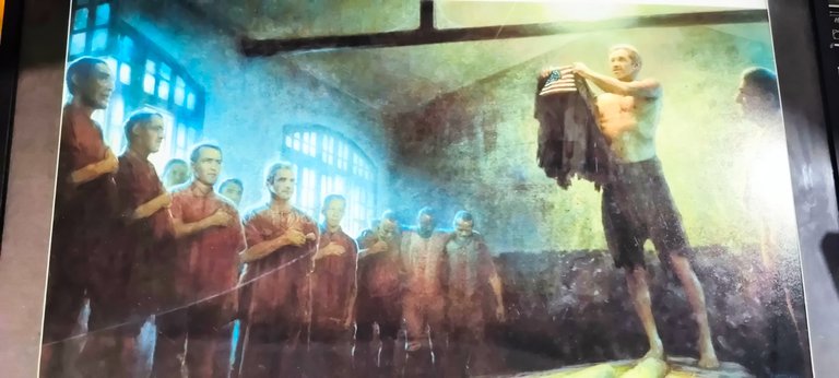 A painting remembers the fate of the prisoners of war in Vietnam