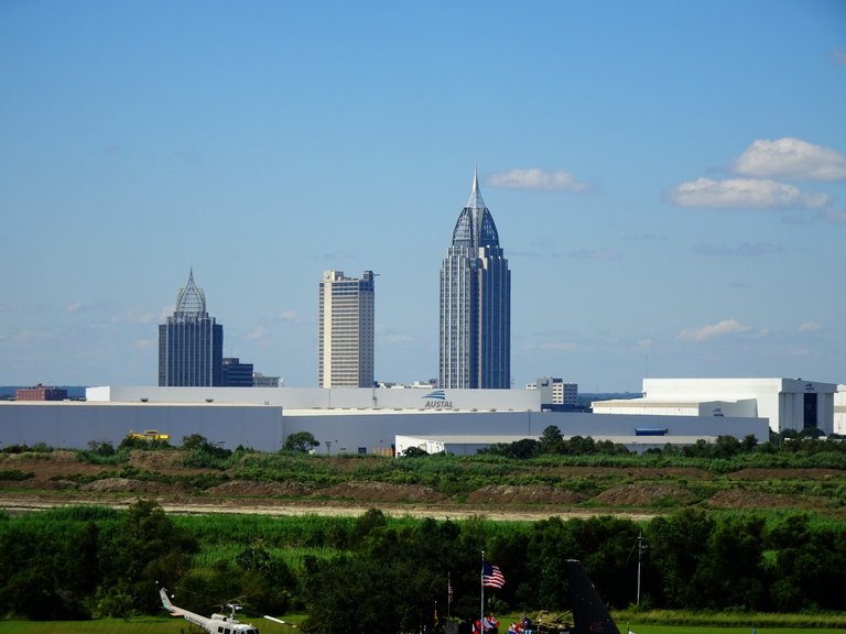View to the city