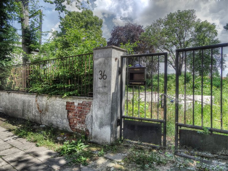 The area where Hitlers body was hidden until 1970