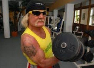 It isn’t the real Hulk Hogan - it is his German impersonator Bernd Brehmer, sadly died near the Viktorshöhe.