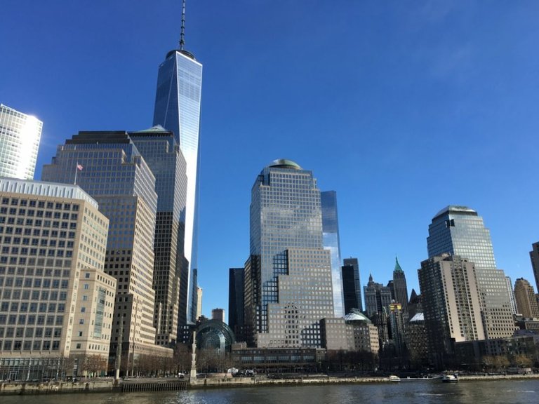 USA, New York, Manhattan. Boat trip along the island.