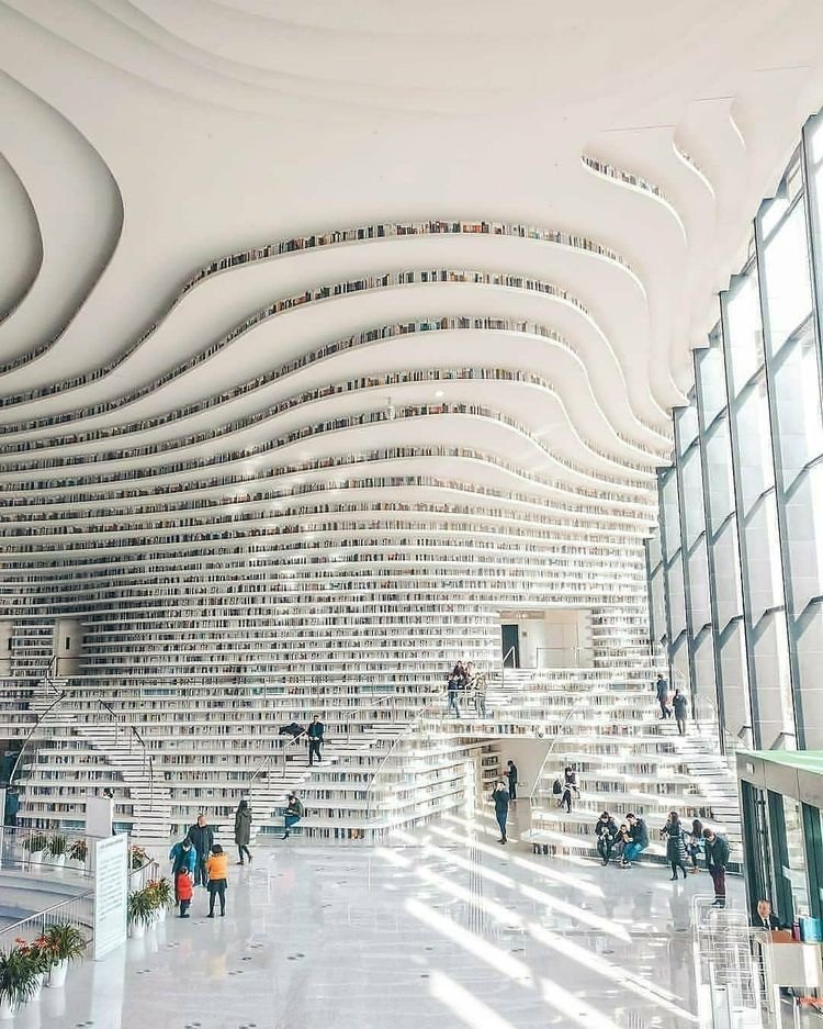 Binhai Eye Public Library, Tianjin