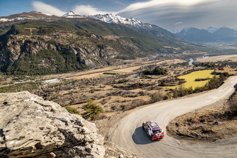 Beautiful Alpine vistas - Monte Carlo rally 2024