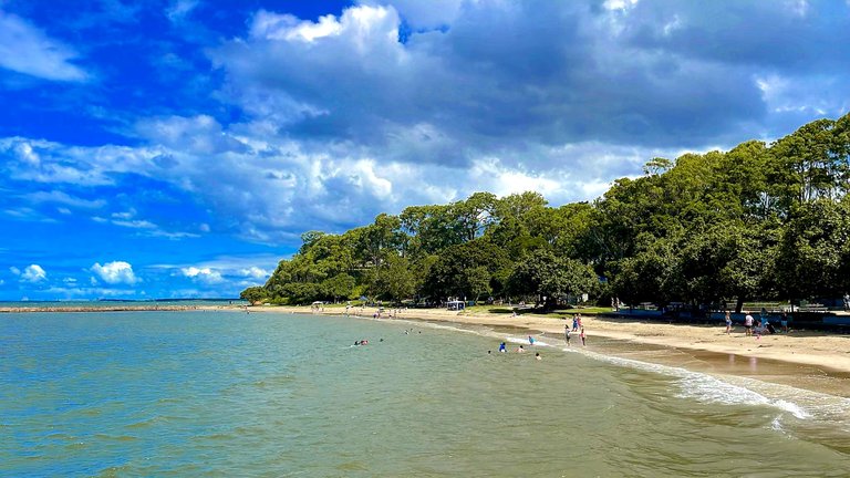 There’s also a nice little Golden sanded beach here, and a popular swimming spot especially for the children.