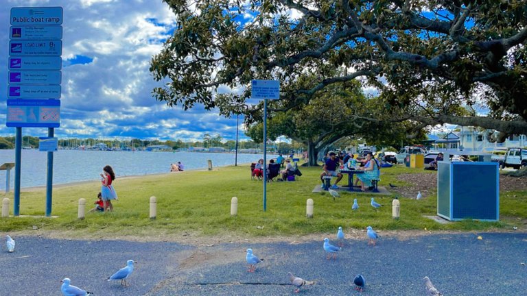 As you can see we weren’t the only ones enjoying the famous fish and chips.