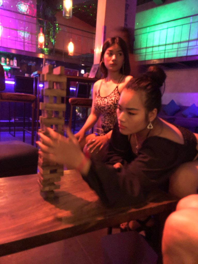 Cambodia girls excel at Jenga