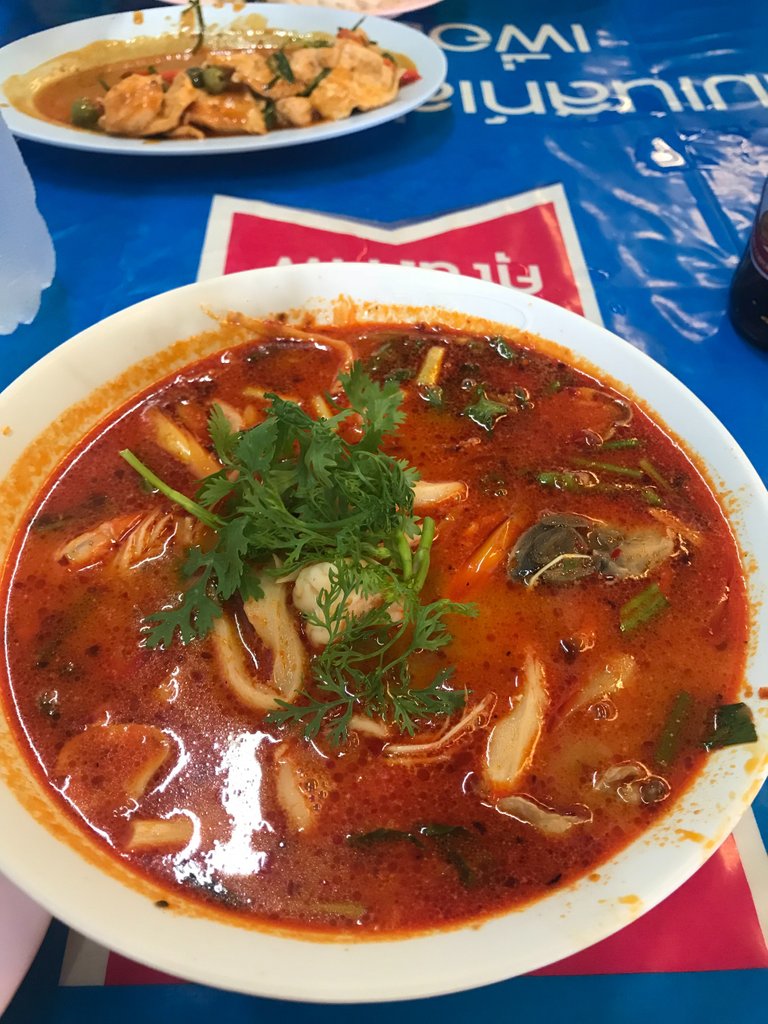 Spicy tom yum that kicked my ass