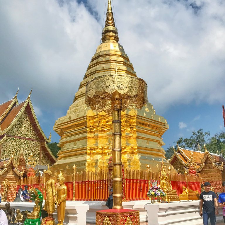 The main temple at Doi Suthep