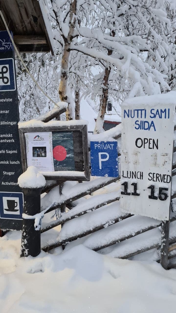 Entrance of Sami Museum　サーミ村の入り口