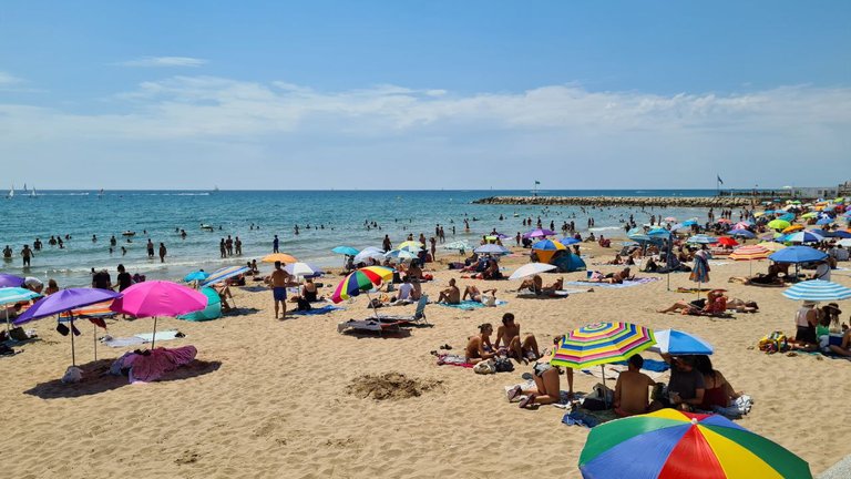 What a beautiful beach! Sitges! Love here!