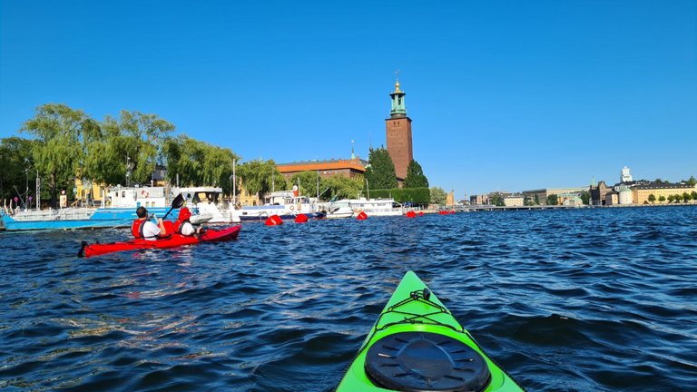 Kayaking in Stockholm, Sweden