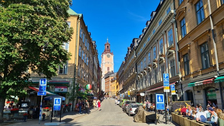 What a beautiful day in Gamla stan!