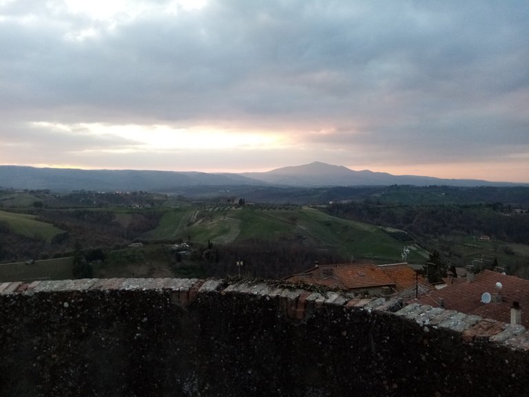 Lookout from the tiny castle town of Fabro