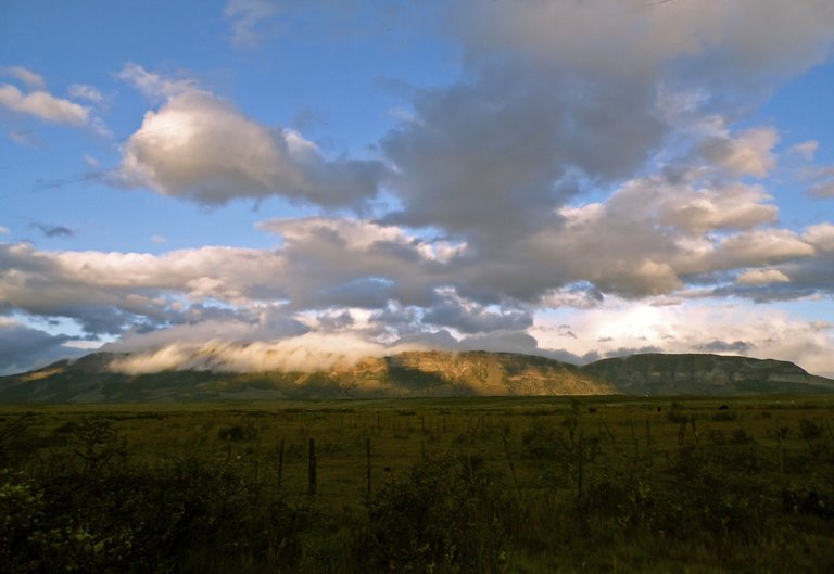 Rolling clouds