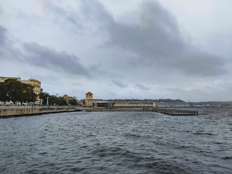 A view of our floating dock