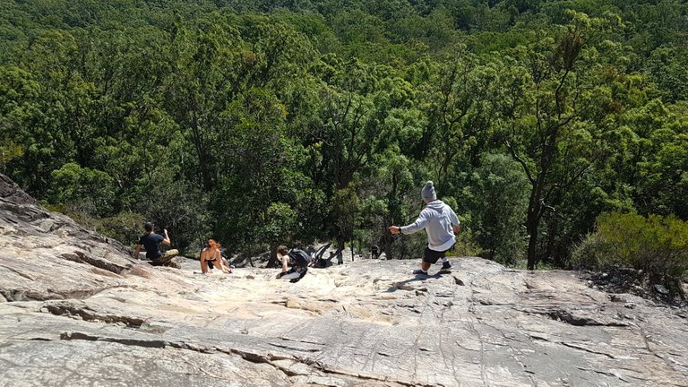 It was not super steep, but definitely steep enough to make you think twice before making your next move. You wouldn’t want to lose your footing.