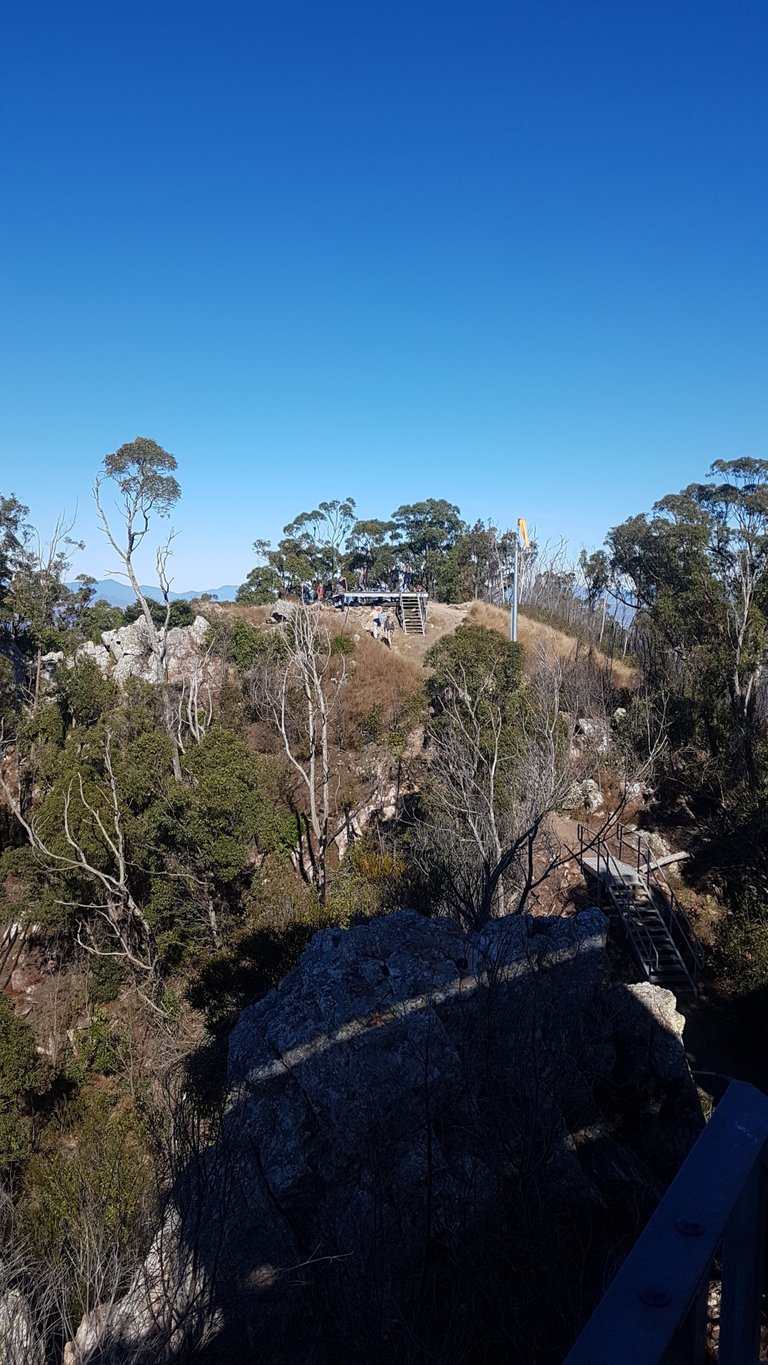 The summit was a little disappointing. I suppose a helicopter pad and a lot of communication equipment will do that, but the views were great.