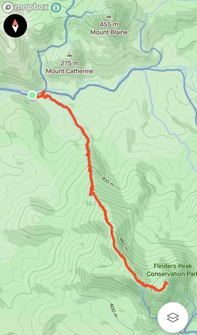 The 7km return hike took 2 hours 31 minutes with 678 metres of elevation gain. (Photo is a screenshot of my Strava app).