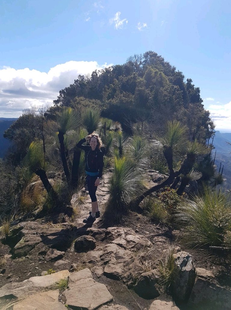 The top had great views, though was quite windy that day.