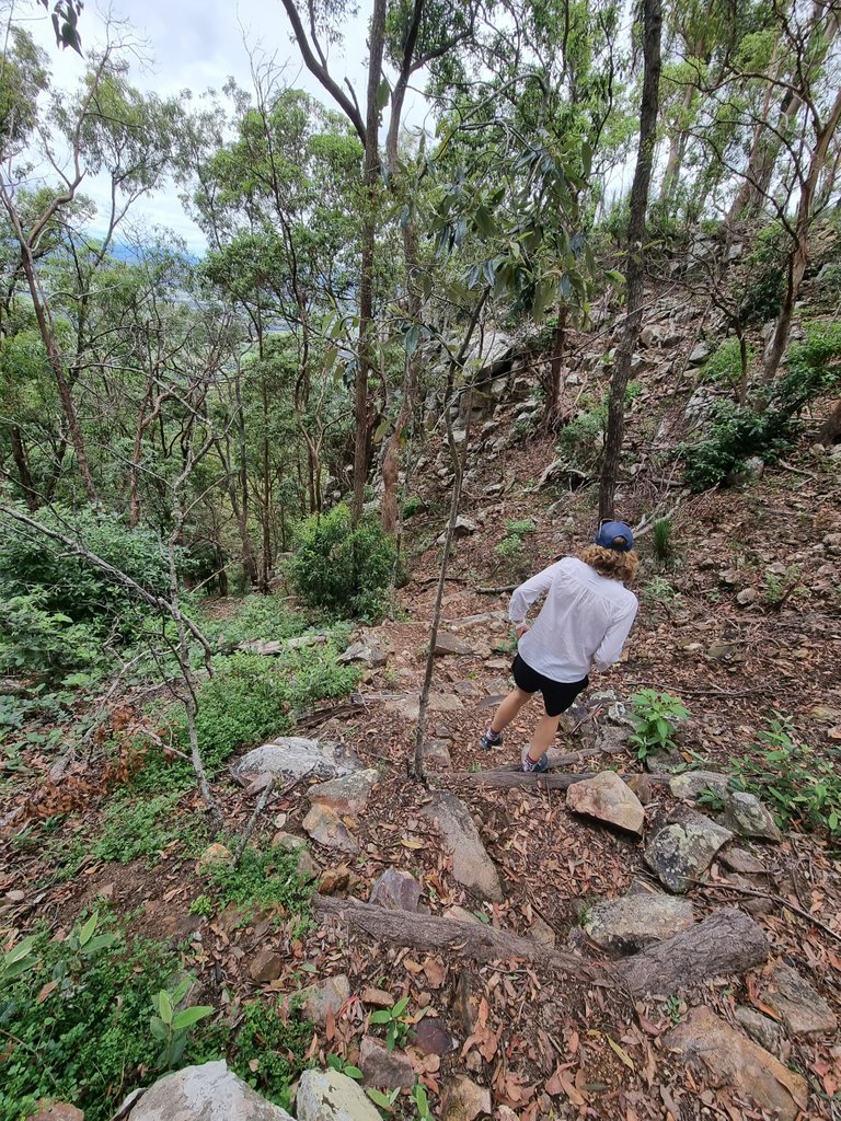 We had walked straight past the track leading to this area, but now we were onto it. We took this scrappy little track, that lead down into a steep gully, and within 5 minutes of leaving our lunch spot we were there!