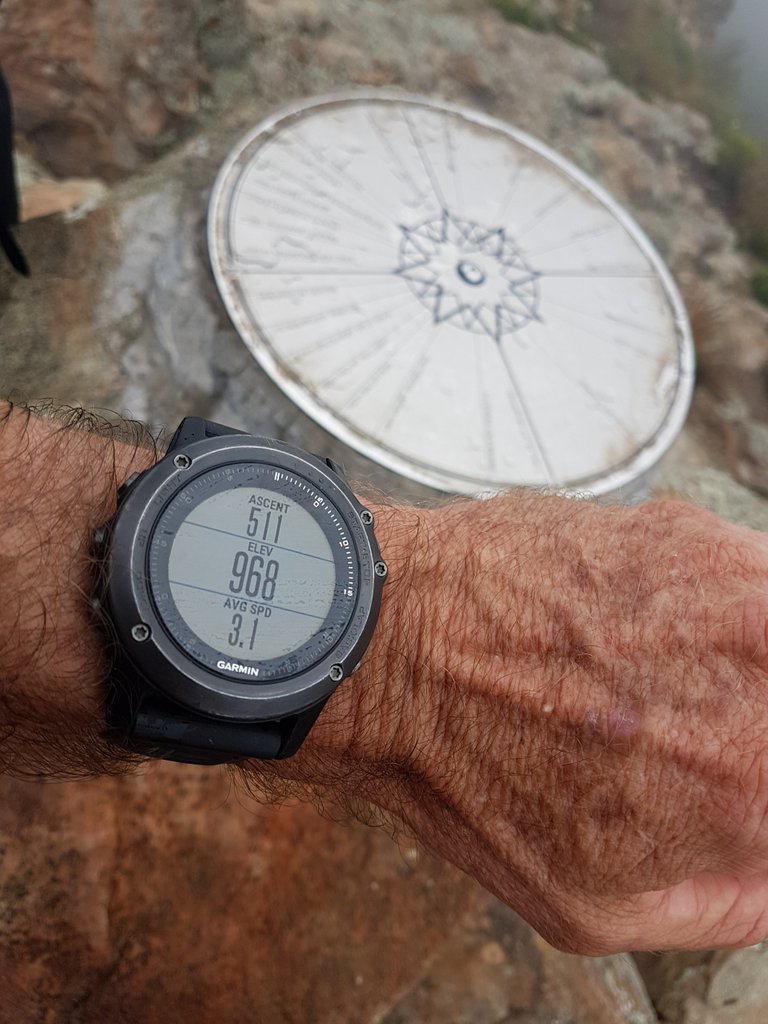 My watch said we were close to 1,000 metres above sea level. We don’t get that high in Australia very often.