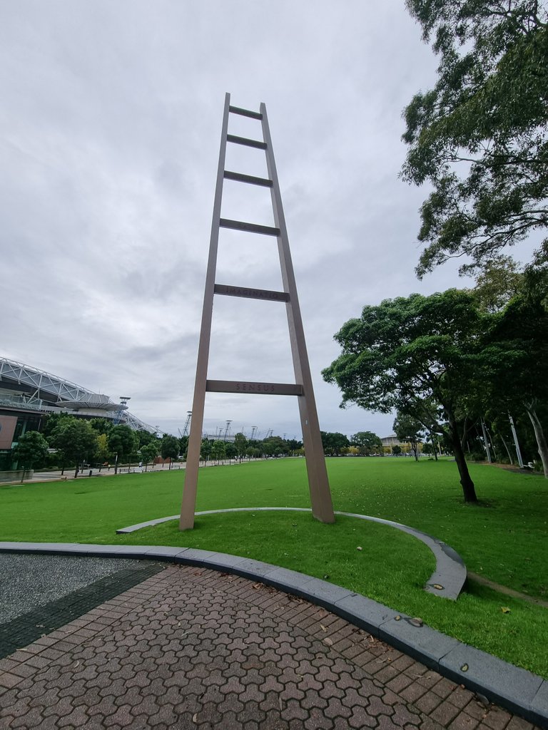 The Attractor: a 25 metre high ladder being a symbol of the desire to ascend.