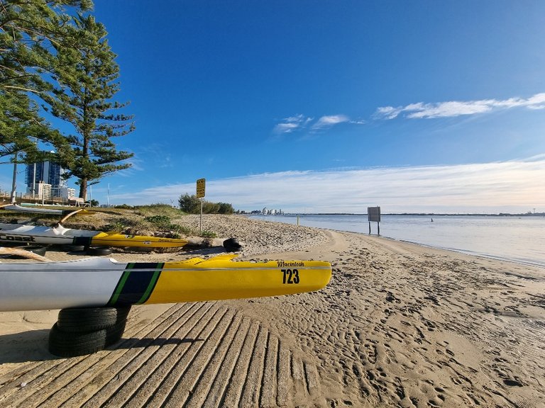 kayaks, canoes and dragon boats are very popular in this area.