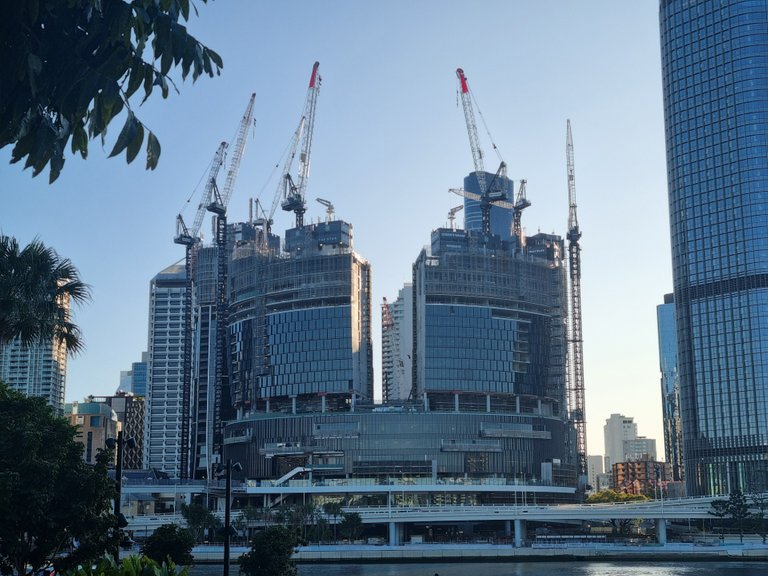 The new Queens Wharf Casino, My son worked there in it’s early day’s when it was just a hole in the ground.