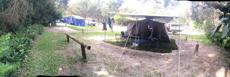 Our camp site.