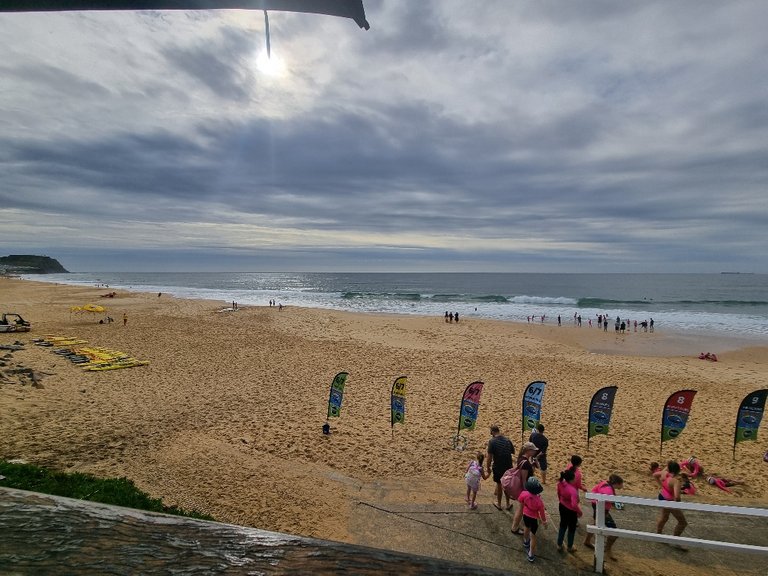 Merewether Surf Life saving Nippers. Every Sunday morning over Summer they meet practice and learn, surf life saving Skill.