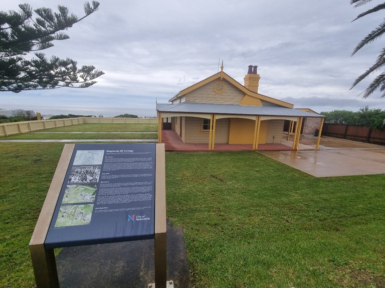 Shepherds Hill Cottage near the King Edward Park part of an old Military Observation Station.