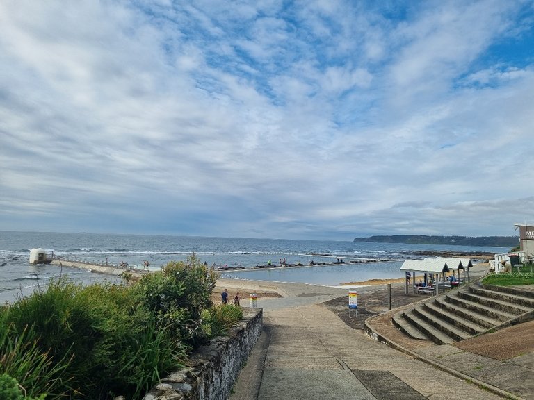 Merewether ocean baths and the end of the 6 kilometres Bather ways walk