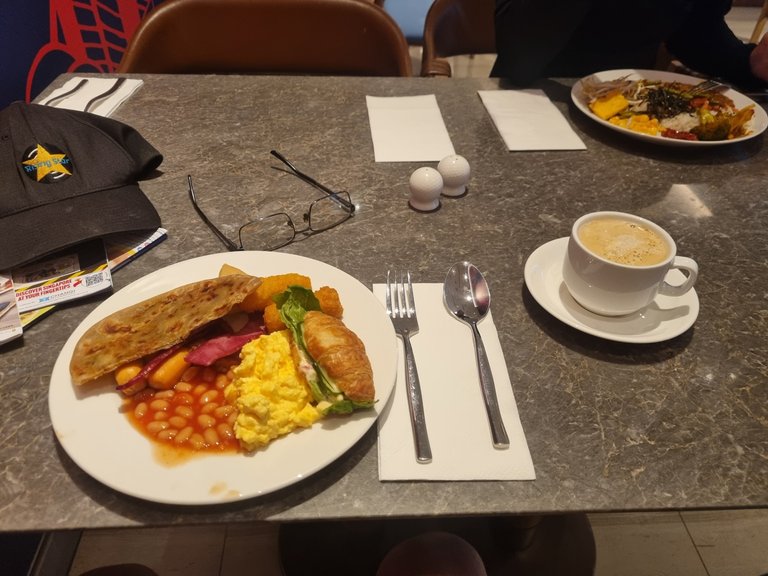 Breakfast was a good an extensive buffet but pretty expensive at $39 Singapore dollars each. Yes I did go back for seconds.