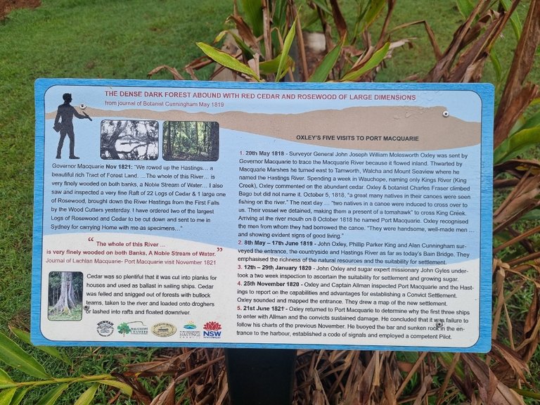 This sign explained some of the local history, and I would have loved to stay and read it but we had a parkrun to do.