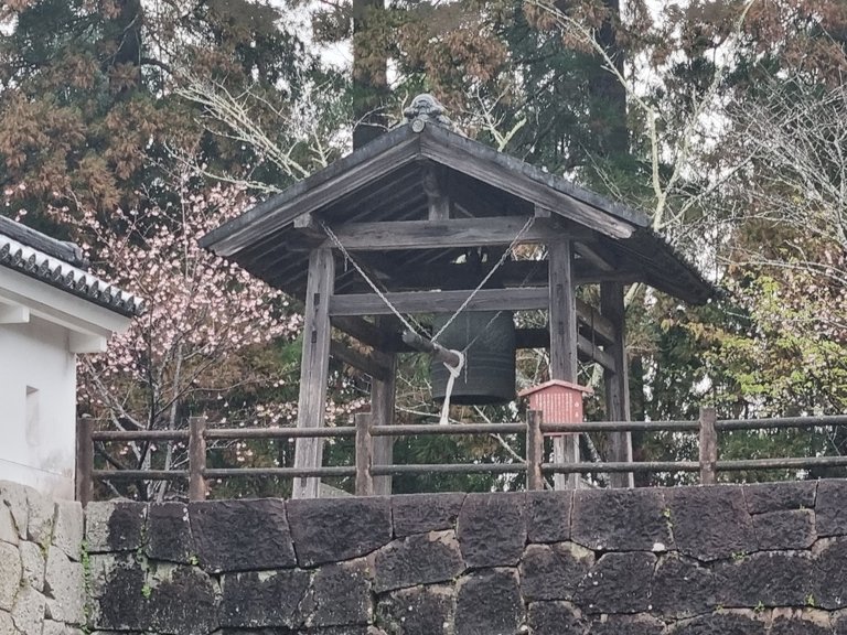 A traditional warning bell or a call to the temple.