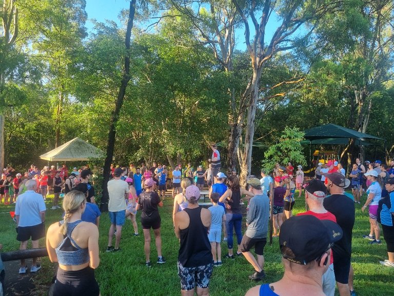 There was a big crowd on this particular morning as another near by parkrun had cancelled due to a lot of rain over night and is subject to flooding.